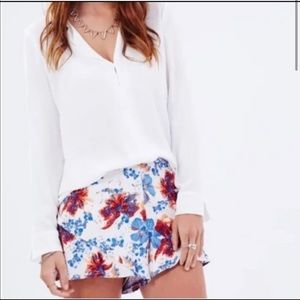 Flowy free people floral shorts